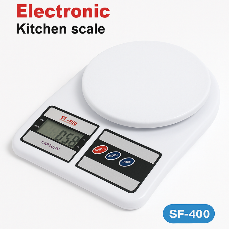 ترازوی آشپزخانه الکترونیک مدل SF-400 ظرفیت 10 کیلوگرم اصلی